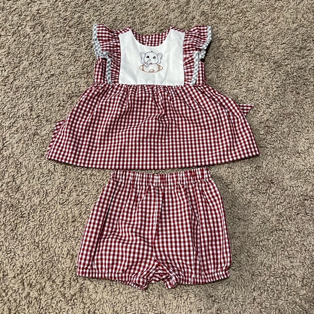 University of Alabama baby girl gameday outfit